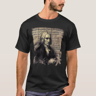 T-shirt Franz Liszt Musique Pianiste Piano