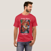 T-shirt Franz Marc Les Renards Rouge (Devant entier)