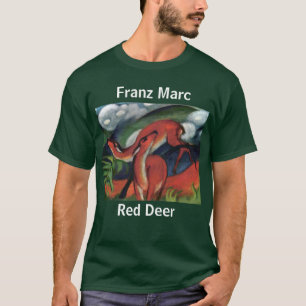 T-shirt Franz Marc Peinture Red Deer II