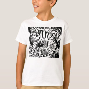 T-shirt Franz Marc - Tigre noir et blanc - Art abstrait