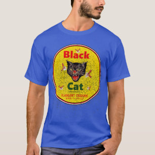 T-shirt Frappe de chat noir