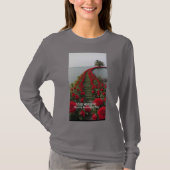 T-shirt Frappé : Éclair et croquis d'arbre T-Shir (Devant)
