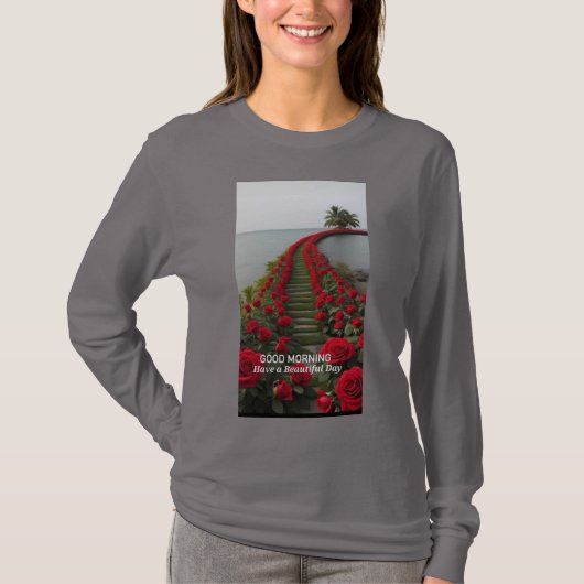 T-shirt Frappé : Éclair et croquis d'arbre T-Shir (Devant)