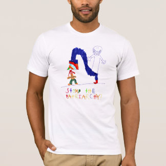 T-shirt Frappent du pied le patriarcat