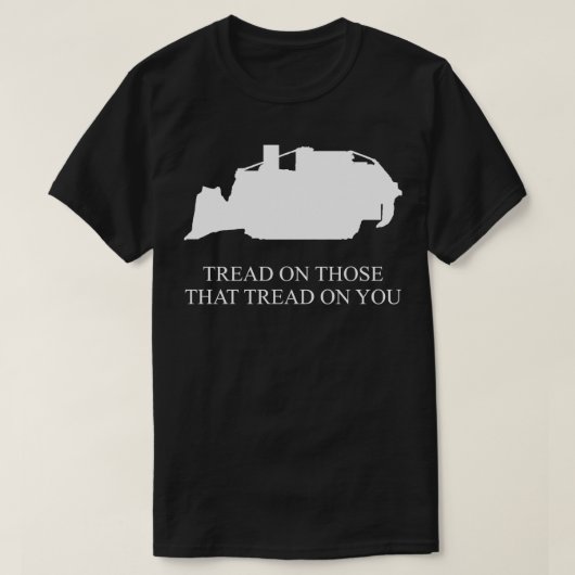 T-shirt Frapper Ceux Qui Tournent Sur Vous Tuez (Design devant)