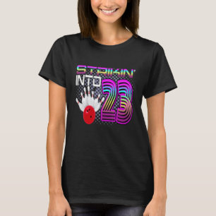 T-shirt Frapper dans 23 Bowling Bowler 23e Anniversaire Ce