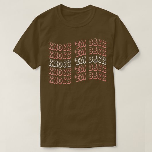 T-shirt Frapper Em Back Mignonne Wallen Funny Tee (Design devant)