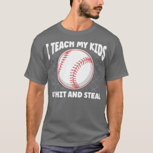 T-shirt Frapper Et Voler Baseball1