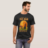 T-shirt Frapper La Sorcière Maman Chien Long Haired Dachsh (Devant entier)