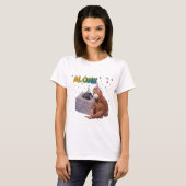 T-shirt Frapper le singe (Devant entier)