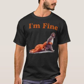 T-shirt Frappez le bébé singe mignon nommé Punch Monkey Im