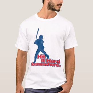 T-shirt Frappez-le durement quelque part !