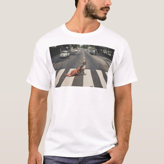 T-shirt Frappez le singe (Devant)