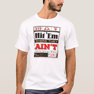 T-shirt Frappez-les où ils ne sont pas