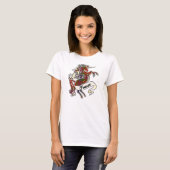 T-shirt Fraser Tartan Unicorn (Devant entier)
