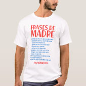 T-shirt Frases de Madre (Devant)