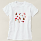 T-shirt frasier christmas pattern (Design devant)