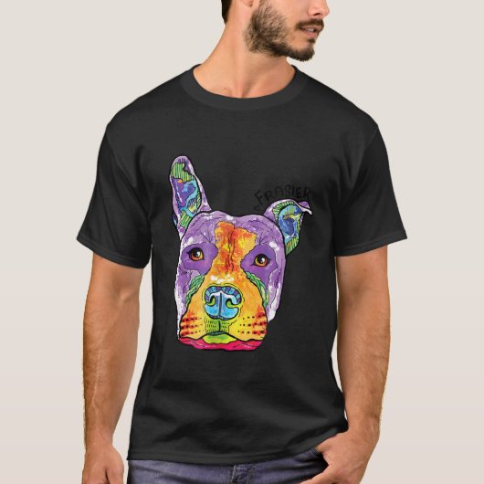 T-shirt Frasier Le Pitbull de Secours Chien (Devant)