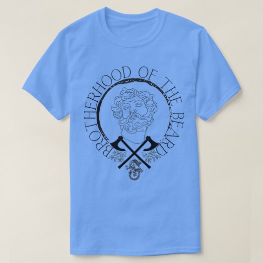 T-shirt Fraternité de la barbe (Design devant)