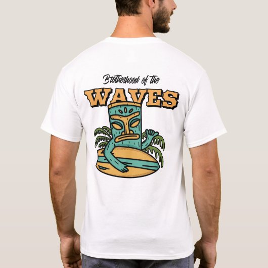 T-shirt Fraternité des vagues par Salty AF (Dos)