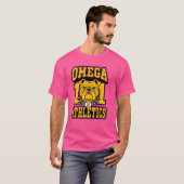 T-shirt Fraternité Omega Psi Phi, Athlétisme Omega Psi Phi (Devant entier)