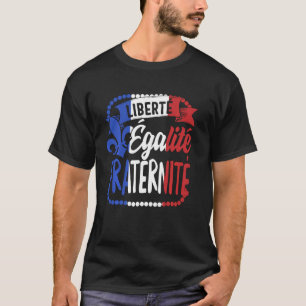T-shirt Fraternité pour l'égalité de liberté Fête du Basti