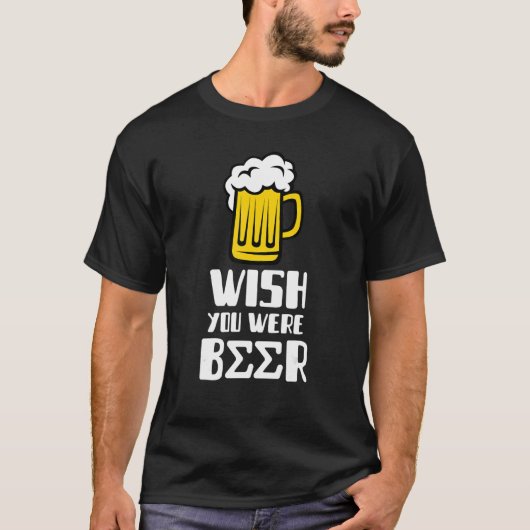 T-shirt Fraternity WISH YOU WERE BEER Sigma (Devant)
