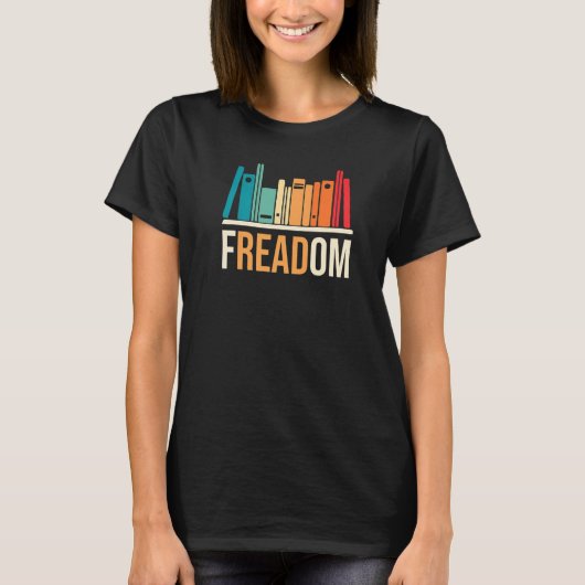 T-shirt Freadom Anti Ban Books Freedom To Read Book Readi (Devant)