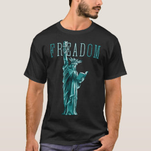 T-shirt Freadom Bookish Statue De La Liberté