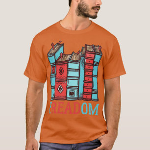 T-shirt Freadom les livres interdits semaine bookworm et l