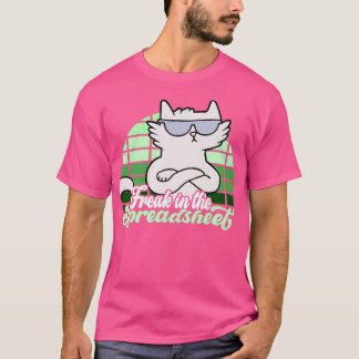 T-shirt freak dans les feuilles de calcul excel compte com