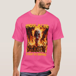 T-shirt Freak Dans Les Feuilles Drôle Cringe Dur Skeleton