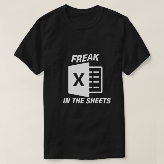 T-shirt Freak Dans Les Feuilles Excel (Design devant)