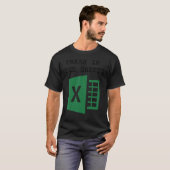 T-shirt Freak Dans Les Feuilles Excel (Devant entier)