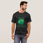 T-shirt Freak Dans Les Feuilles Excel (Devant entier)