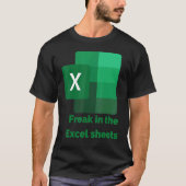 T-shirt Freak Dans Les Feuilles Excel 2 (Devant)