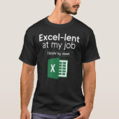 T-shirt Freak Dans Les Feuilles Tableur Excel Comptable (Devant)