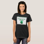 T-shirt Freak Dans Les Feuilles Tableur Excel Comptable (Devant entier)
