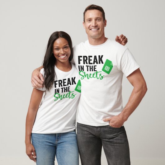 T-shirt Freak in the sheets Funny Accountant (Unisexe)