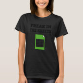 T-shirt Freak In The Sheets Spreadsheet (Devant)