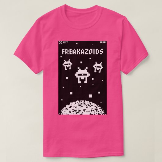 T-shirt FREAKAZOIDS Arcade jeu (Design devant)