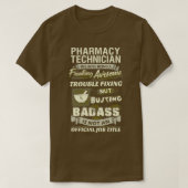 T-shirt Freaking Awesome Technicien En Pharmacie (Design devant)