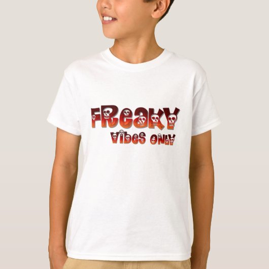 T-shirt "Freaky Vibes Only"-dgn4 by Maaya Prints, Kids' (Devant)