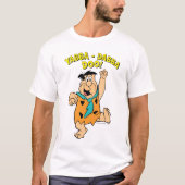 T-shirt Fred Flintstone Yabba-Dabba Doo ! (Devant)