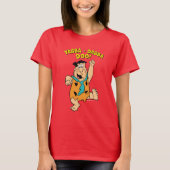 T-shirt Fred Flintstone Yabba-Dabba Doo ! (Devant)
