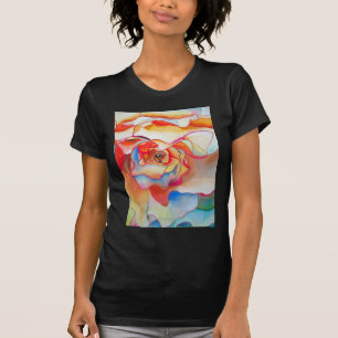 T-shirt Fred martin begonia aquarelle