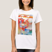 T-shirt Fred martin begonia aquarelle (Devant)