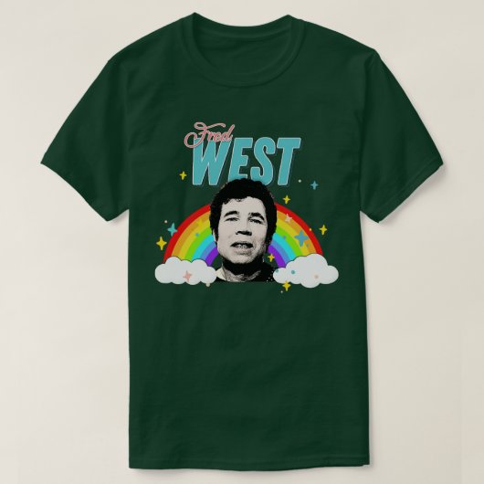 T-shirt Fred West 90s Style Joli Design esthétique (Design devant)