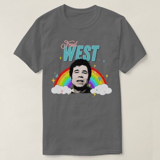T-shirt Fred West 90s Style Joli Design esthétique (Design devant)