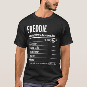 T-shirt Freddie Faits nutritionnels Servant Taille Calorie
